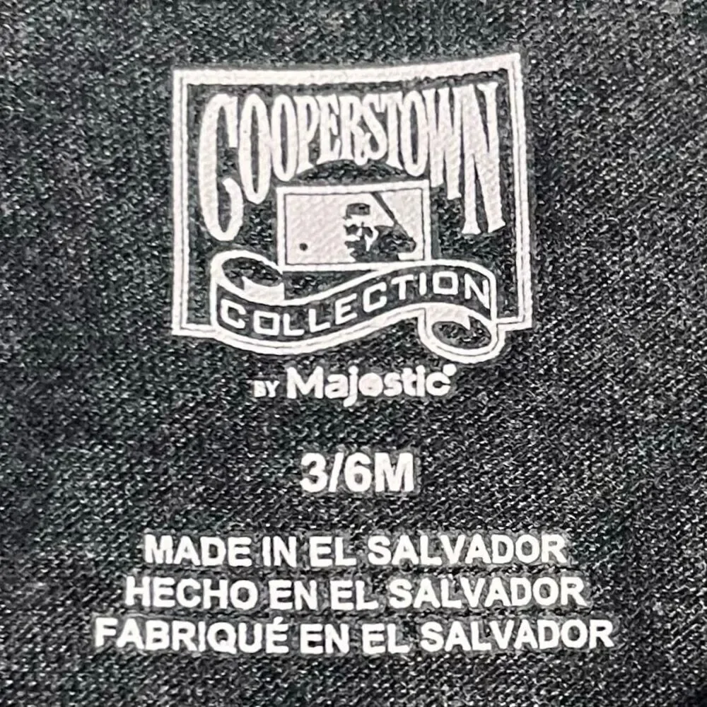Cooperstown Collection By Majestic   SF Giants Bodysuit   Sz  3/6 Months